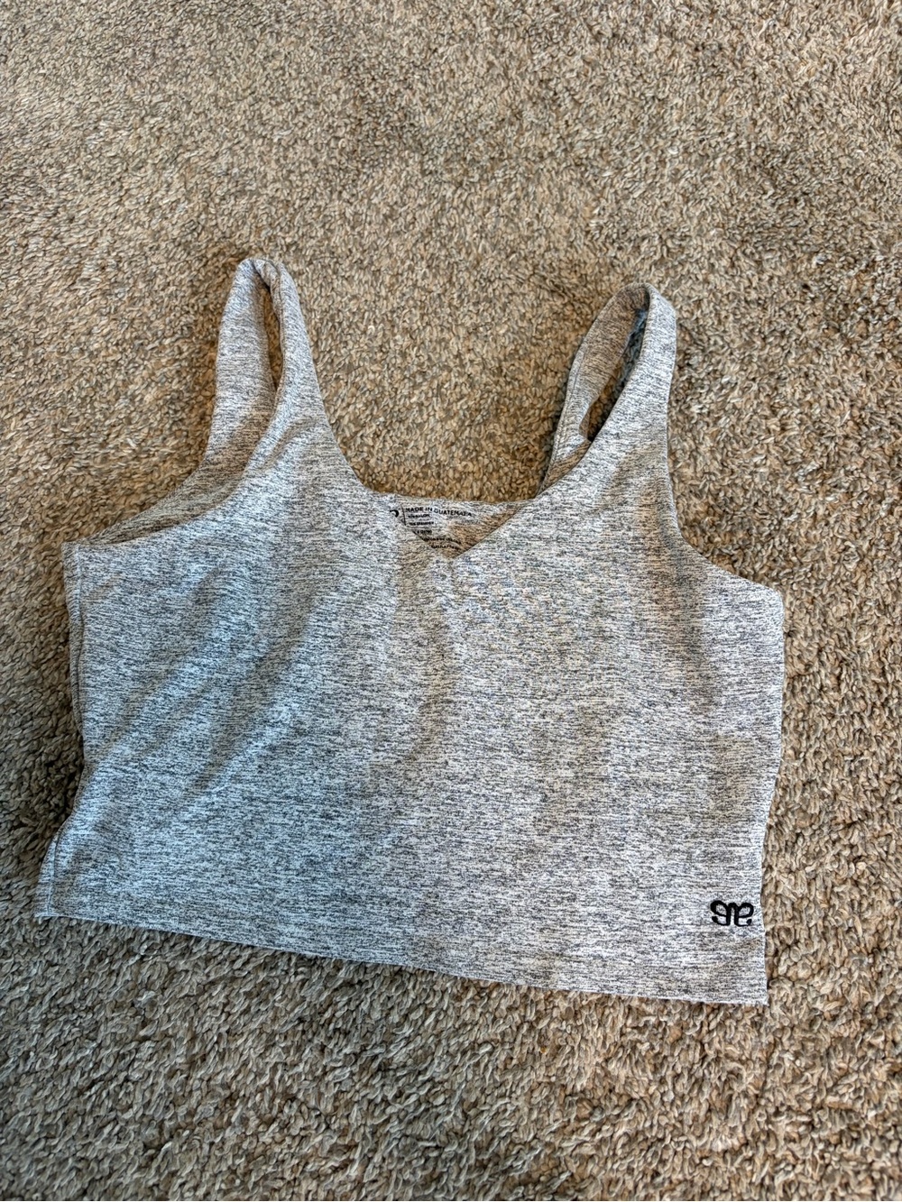 Albion Heather Gray Women's Crop tank